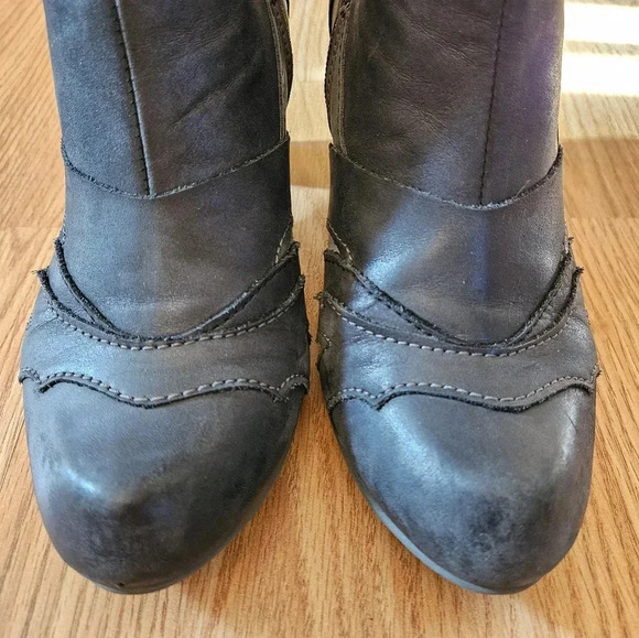 Dkode Women's Boho Leather Vintage Style Zippered Retro Ankle Boots Size EU 38. - Picture 8 of 15